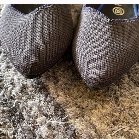 Rothys • blue black pointed toe points flats shoes - Picture 4 of 6